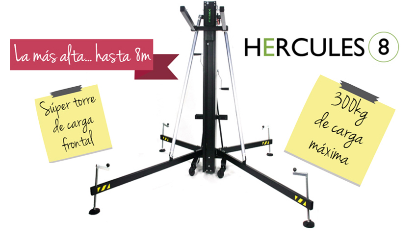HERCULES 8, our tallest lifting tower
